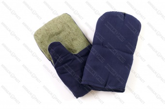 Купить рукавицы утепленные с брезентовым наладонником (2 слоя ватина)