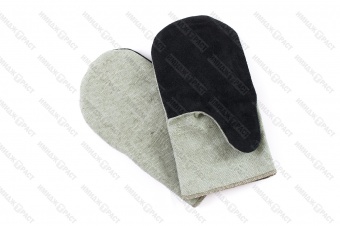 Купить рукавицы брезентовые со спилоковым наладонником